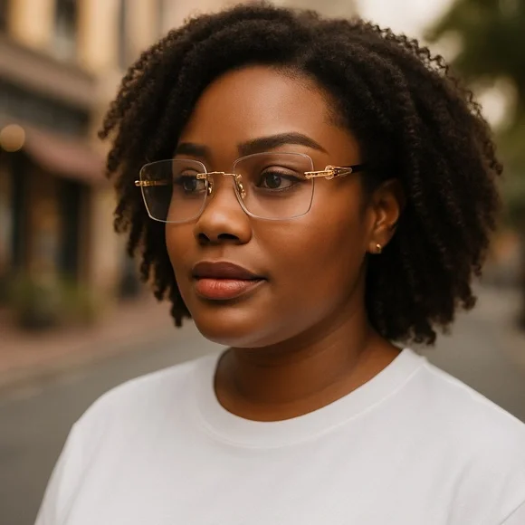 Cartier Oversized Glasses | Gold & Burgundy | Used – Like New | Transitions + BB - Picture 7 of 13